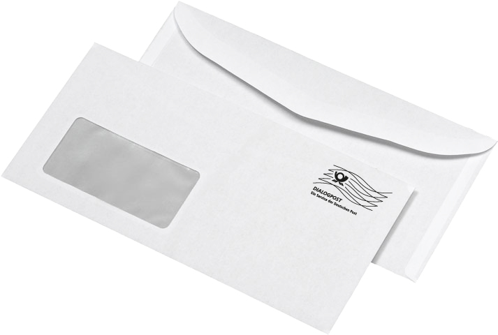 Briefumschläge DIN C6/5 (DIN lang) mit Fenster - weiß | TE Postline GmbH