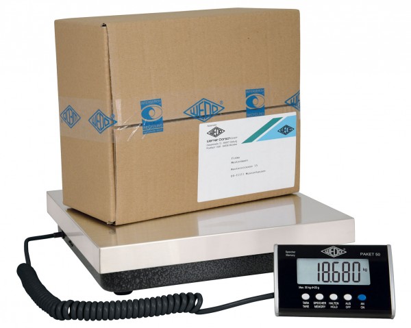 Paketwaage bis 50 kg von Wedo