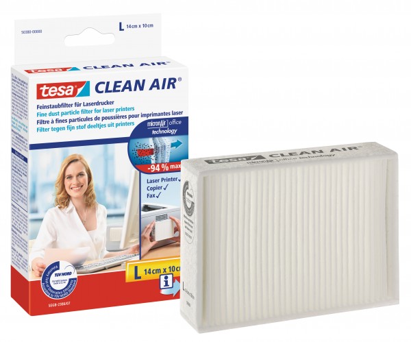 tesa® Clean Air® Feinstaubfilter für Laserdrucker