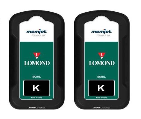 Refill-Tintenpatronen in Schwarz für Memjetdrucker Lomond Evojet Office 1 2er-Set